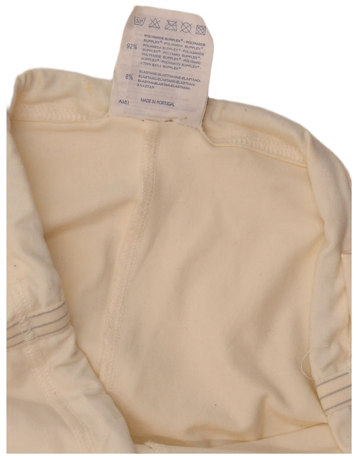 Champion Pantalon de survêtement évasé pour femme UK 12 Medium Off White Polyamide