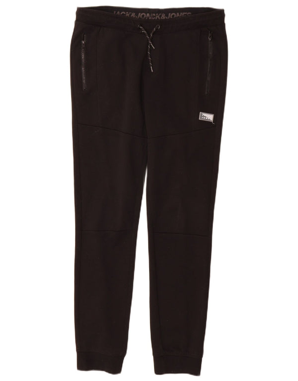 Jack & Jones Pantalon de Survêtement Garçon 13-14 ans Noir Polyester