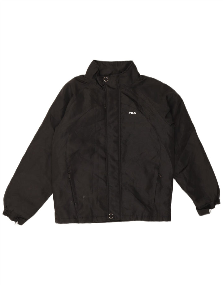 Fila Veste coupe-vent garçon 13-14 ans Large Noir Polyester