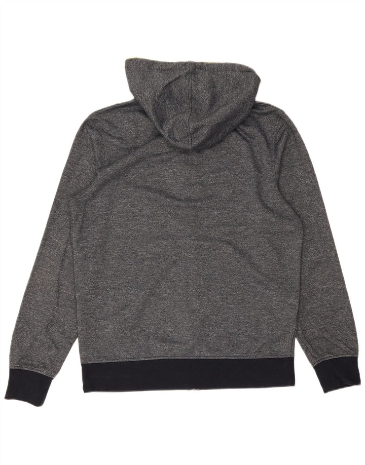 Jack & Jones Pull à Capuche Zippé Homme Gris Moyen Moucheté Coton