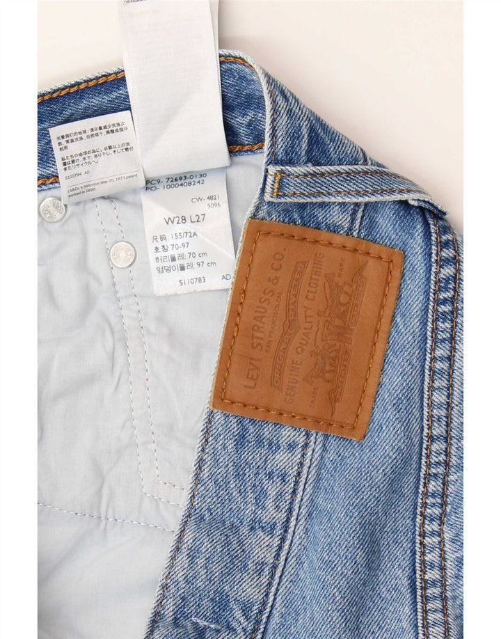 Levi's Jean Droit Ribcage Femme W28 L27 Bleu Coton