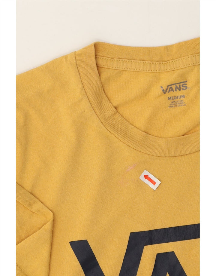 Vans T-Shirt Graphique Homme Jaune Moyen Coton