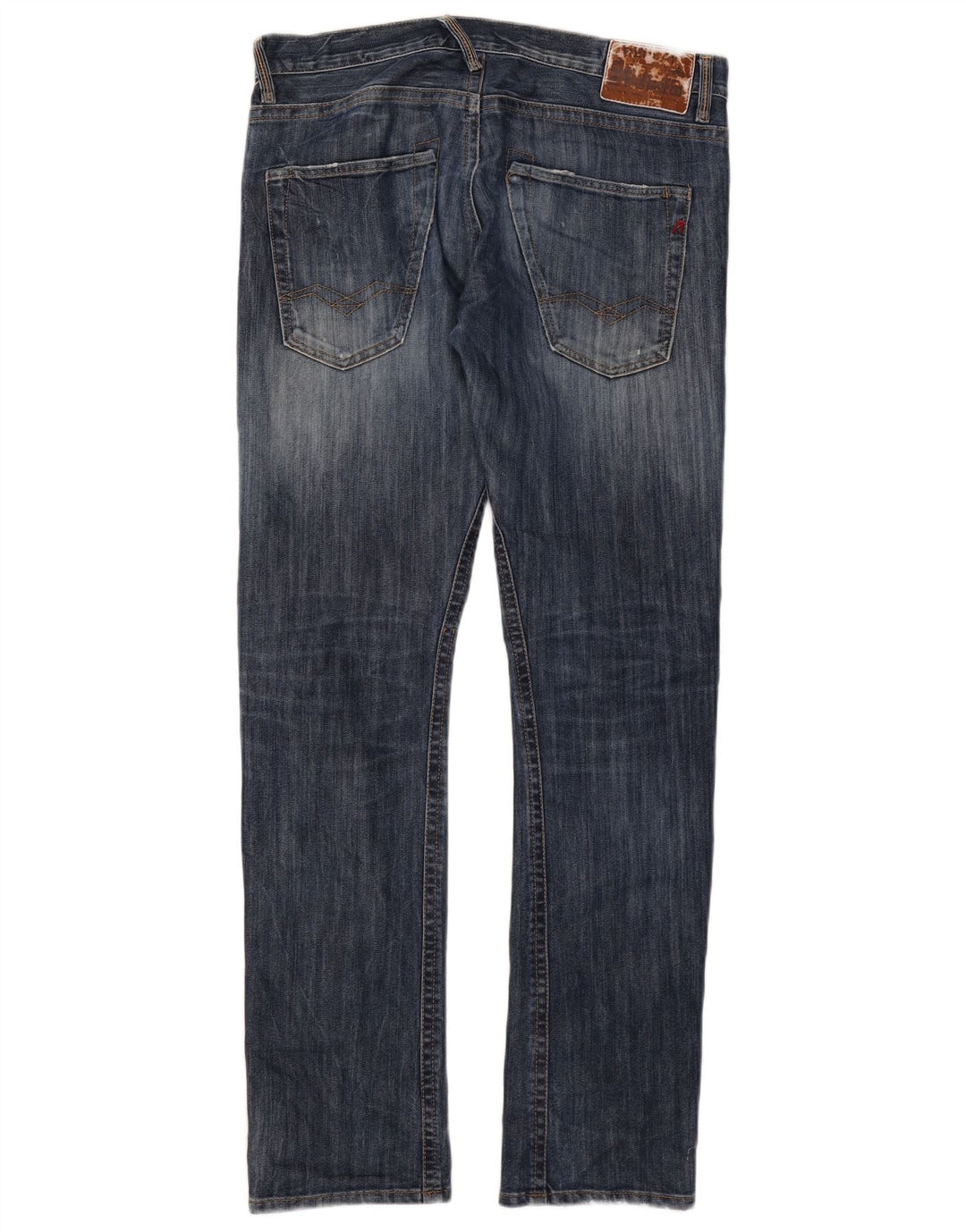 Replay Jean Slim Homme W32 L32 Bleu Coton