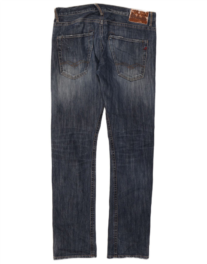 Replay Jean Slim Homme W32 L32 Bleu Coton