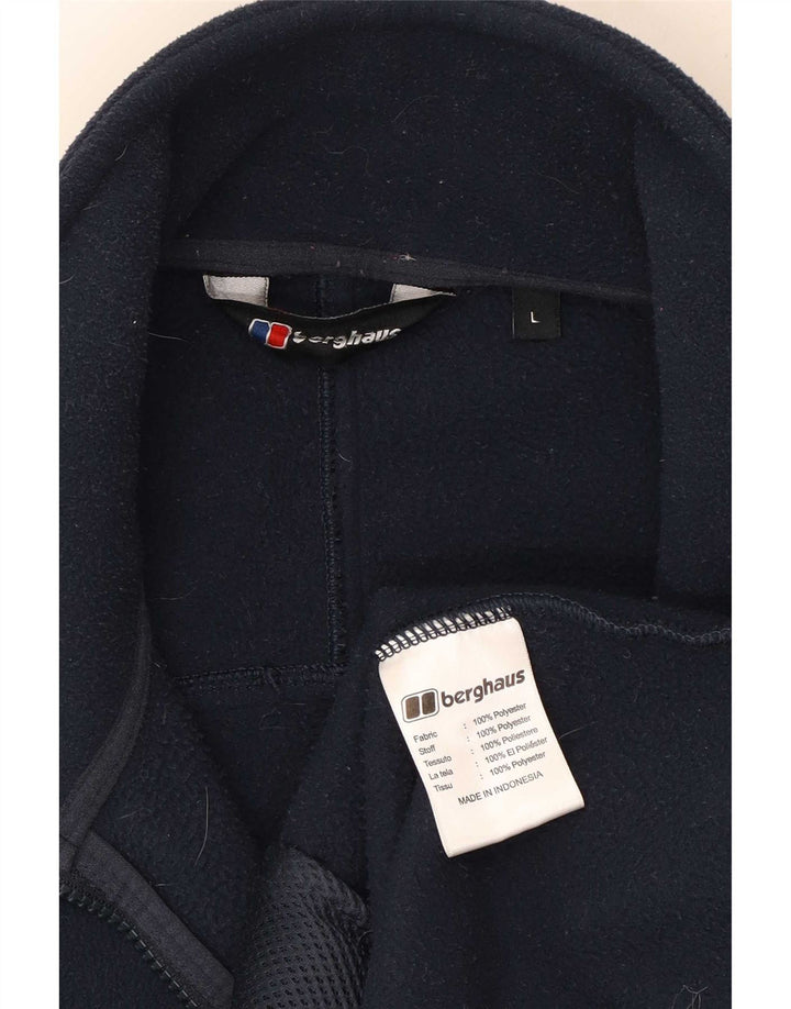 Berghaus Veste polaire doublée pour homme UK 40 Large Bleu marine Polyester