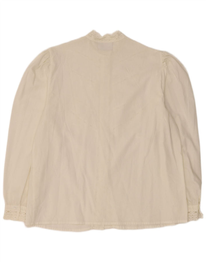 MEICO Chemisier Femme EU 44 XL Blanc Floral