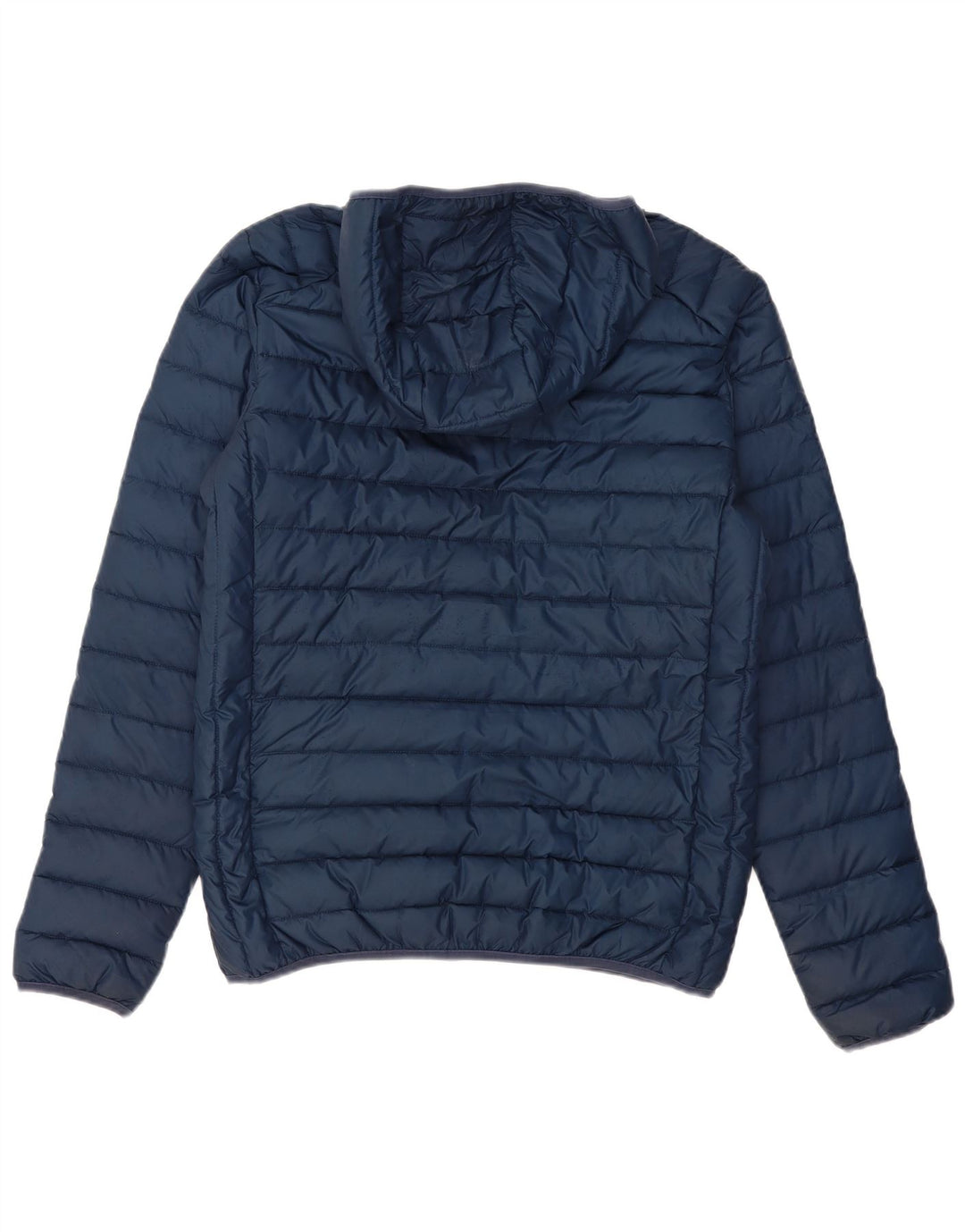 ELLESSE Veste matelassée à capuche pour homme UK 36 Small Bleu Marine Polyester