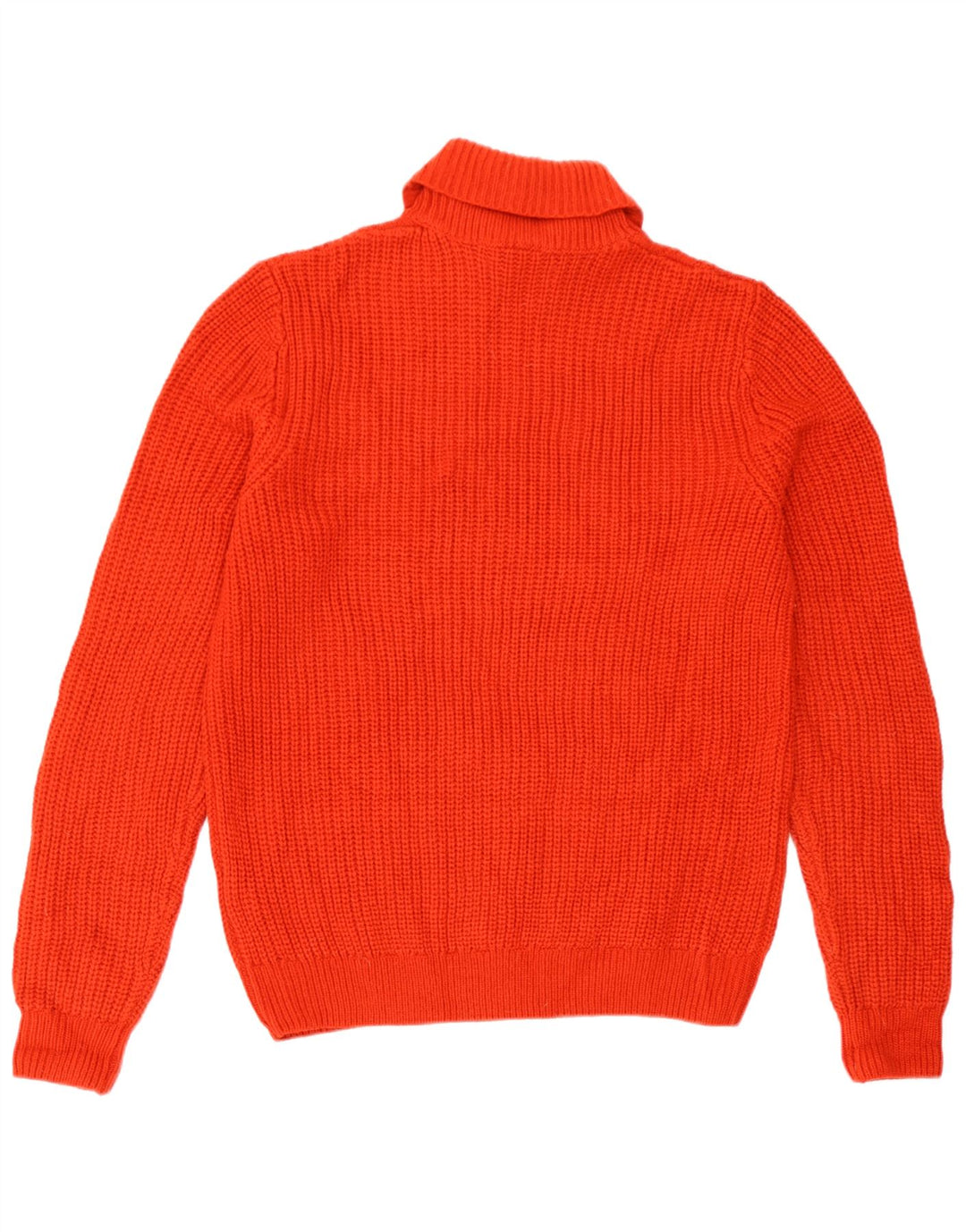 Marks & Spencer Pull col roulé pour femme UK 14 Acrylique rouge moyen