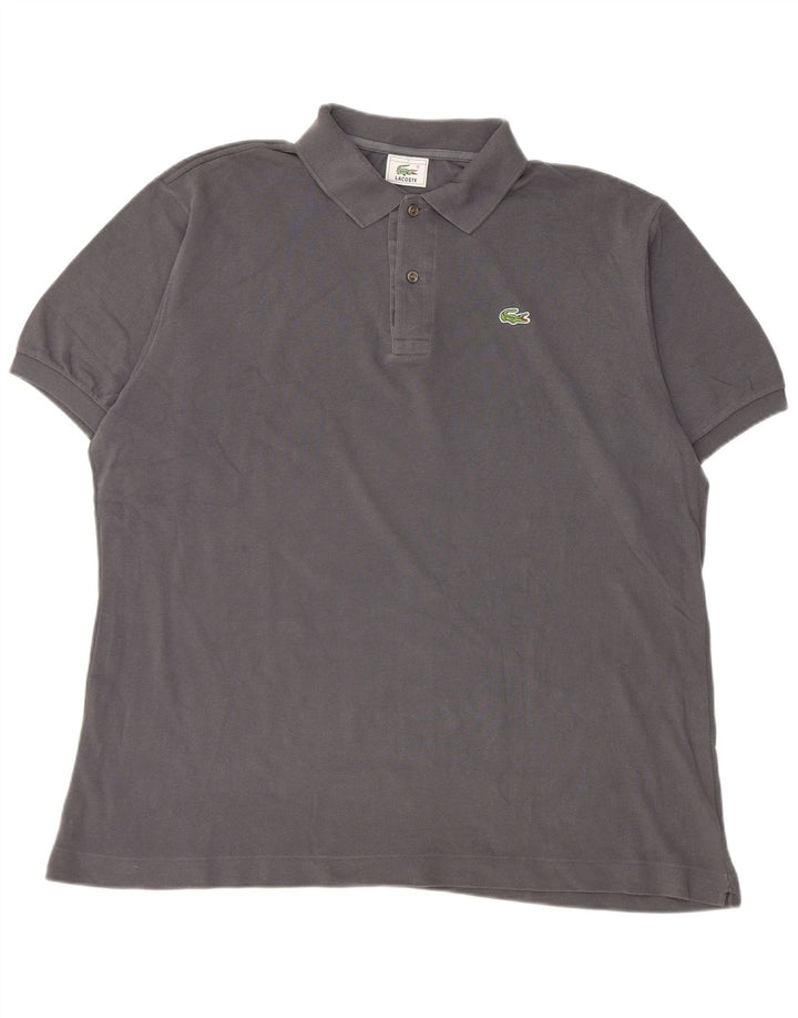 Lacoste Polo Homme Taille 7 2XL Gris Coton