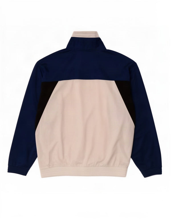 Champion Veste de Survêtement Homme Blanc Moyen Polyester Colorblock