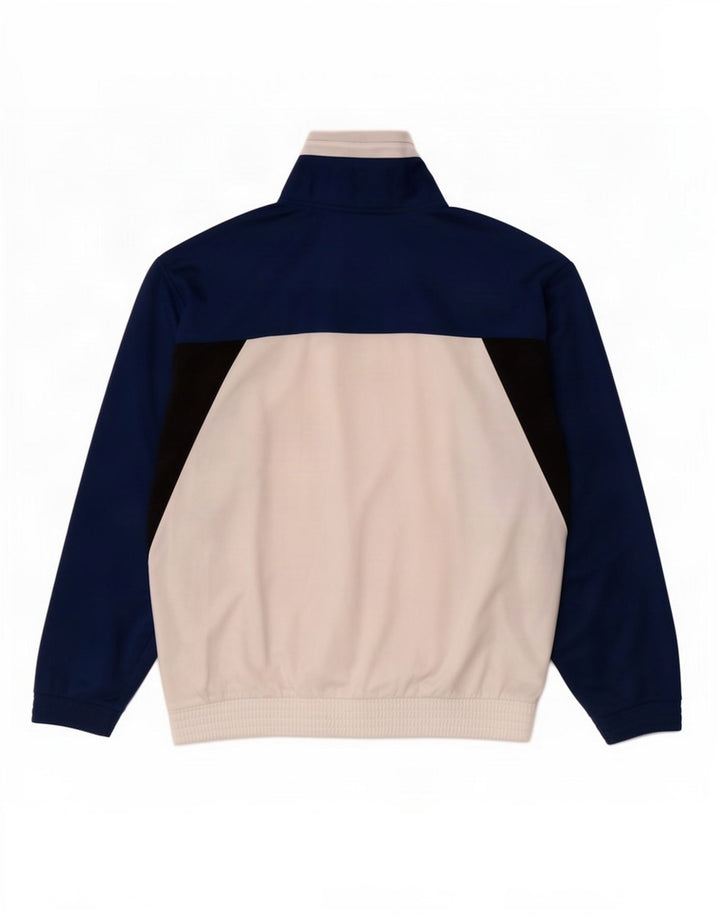Champion Veste de Survêtement Homme Blanc Moyen Polyester Colorblock