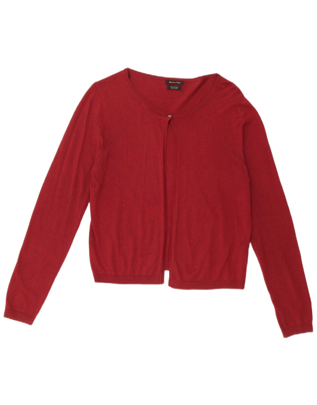 Massimo Dutti Boléro pour femme UK 14 en soie bordeaux moyen