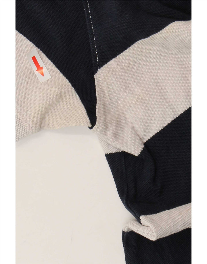 Timberland Polo Homme Blanc Moyen Rayé Coton