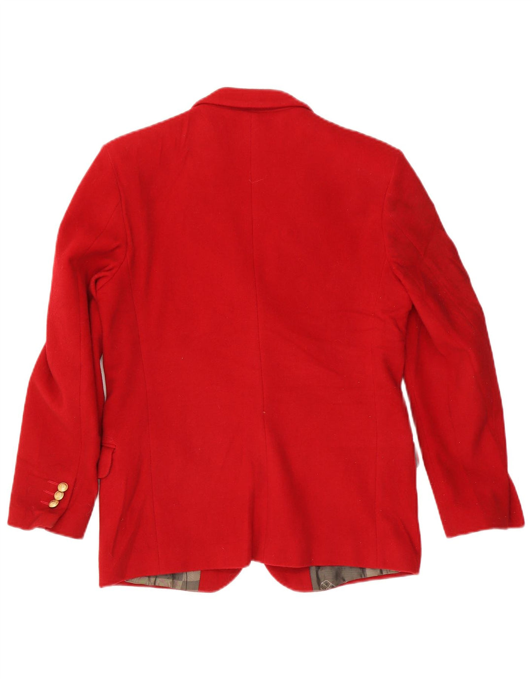 Armata Di Mare Veste Blazer 3 Boutons Femme IT 42 Laine Rouge Moyen