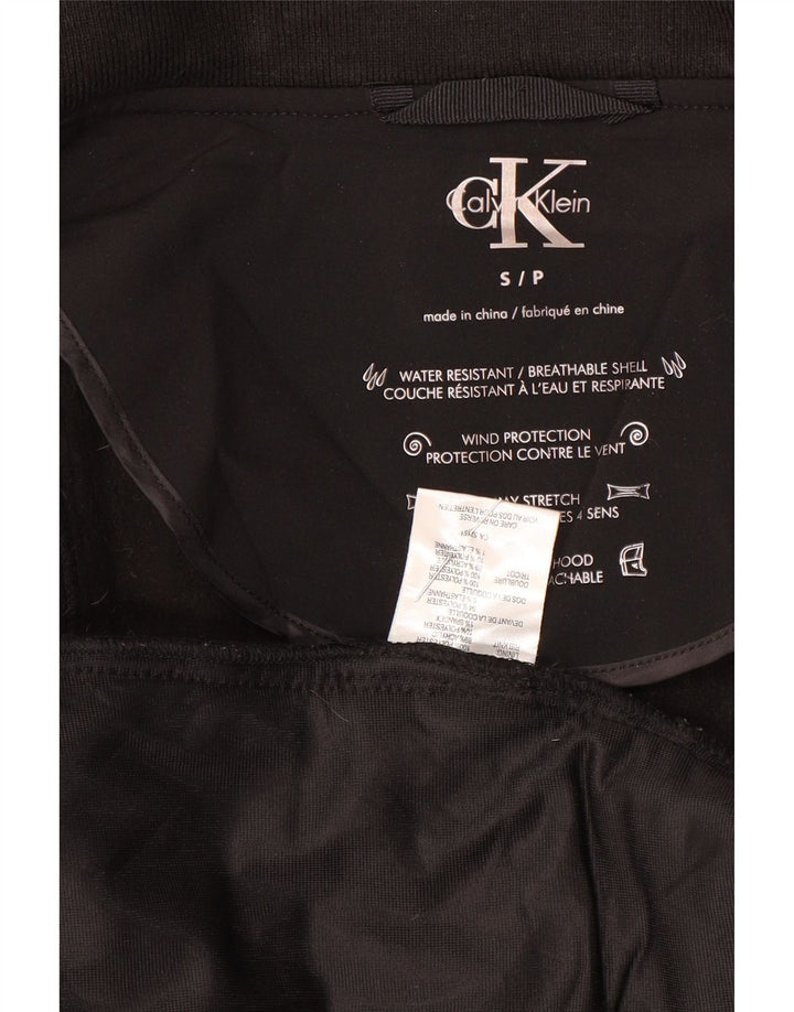 Calvin Klein Imperméable Femme UK 10 Petit Noir Polyester
