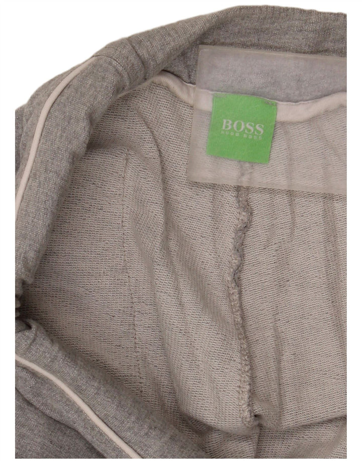 Hugo Boss Pantalon de survêtement en coton gris moyen |