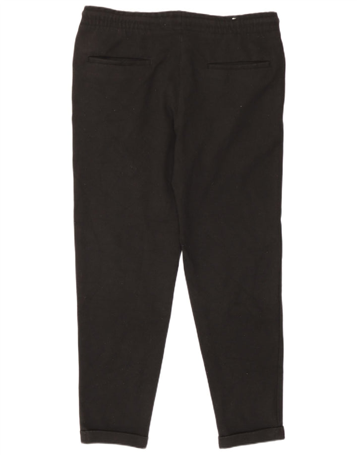 Zara Pantalon court homme Medium W31 L26 Noir Polyester