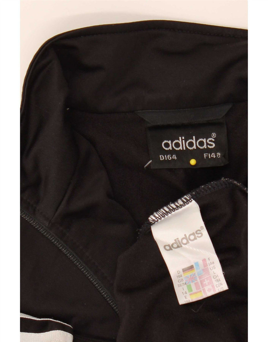 Veste de survêtement Adidas Garçon 13-14 ans Noir Polyester