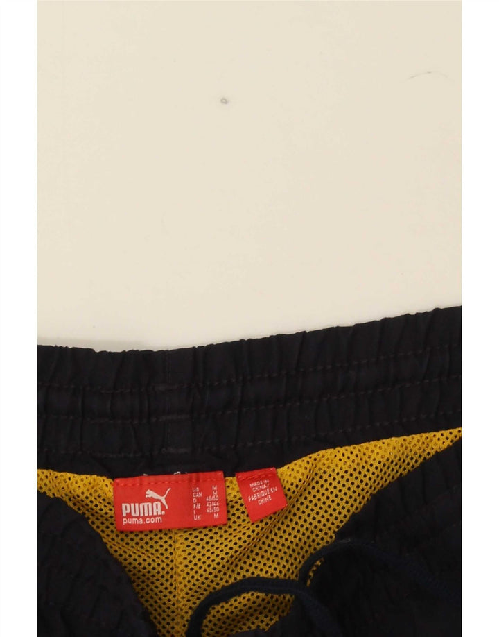Puma Short de Bain Graphic Homme Bleu Marine Colorblock