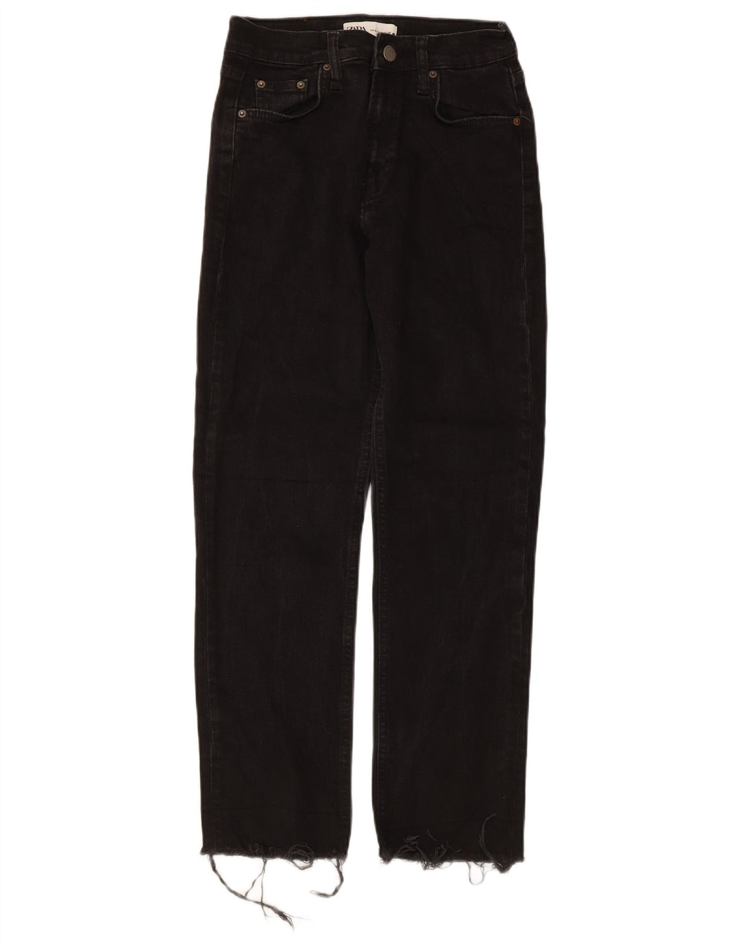 Zara Jean droit pour femme EU 38 Small W28 L27 Noir