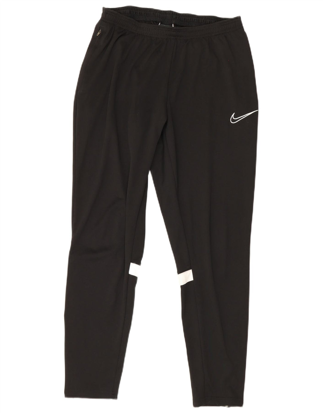 Nike Pantalon de survêtement Dri Fit pour homme Taille L en polyester color block noir