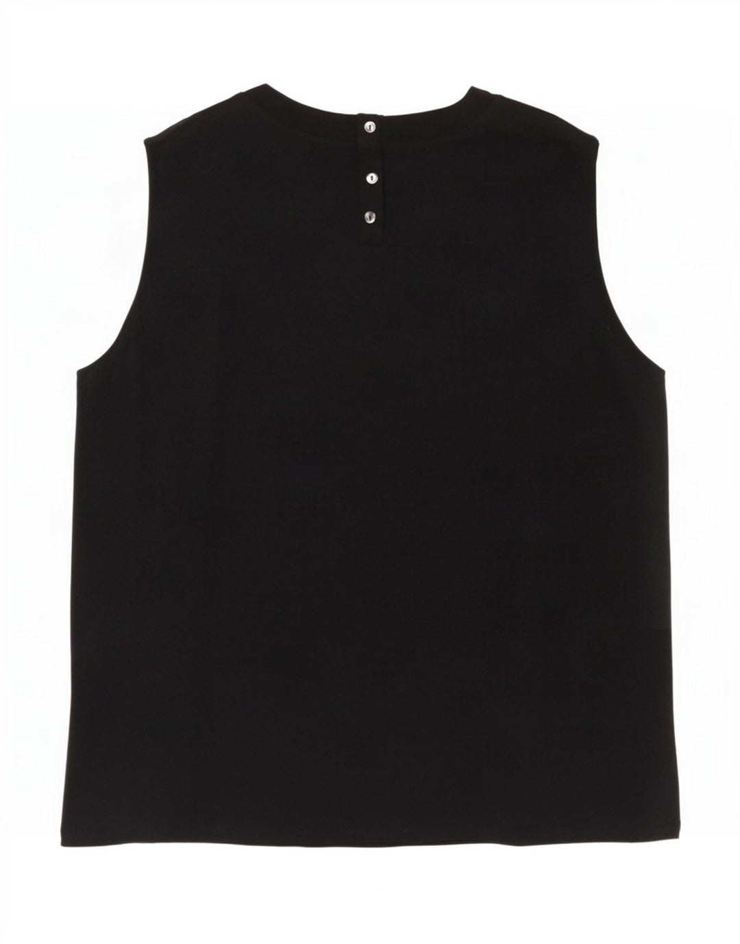 Max Mara Womens Weekend Blouse sans manches Top UK 16 Large Noir