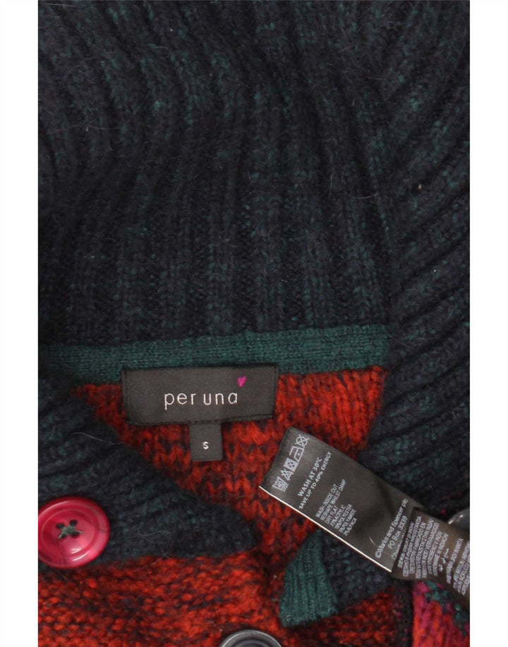 Marks & Spencer Per Una Cardigan Pull UK 10 Small Multicolore