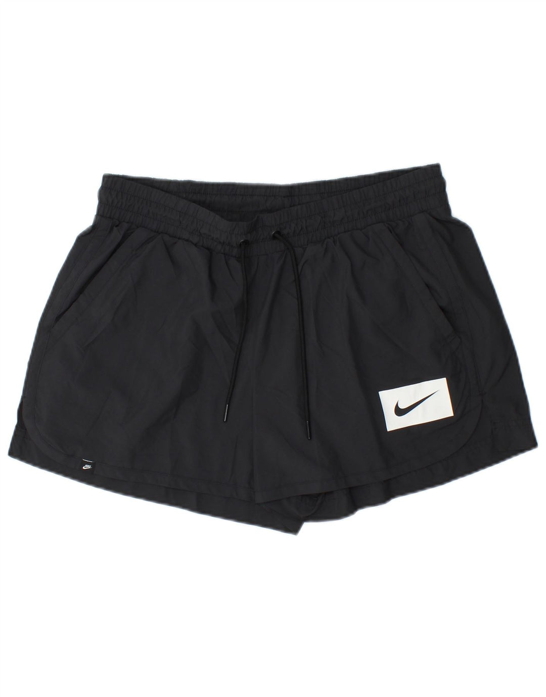 NIKE Short de sport pour femme UK 14 Medium Noir Polyester