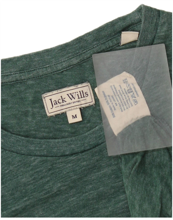 Jack Wills T-Shirt Homme Vert Moyen Moucheté Coton