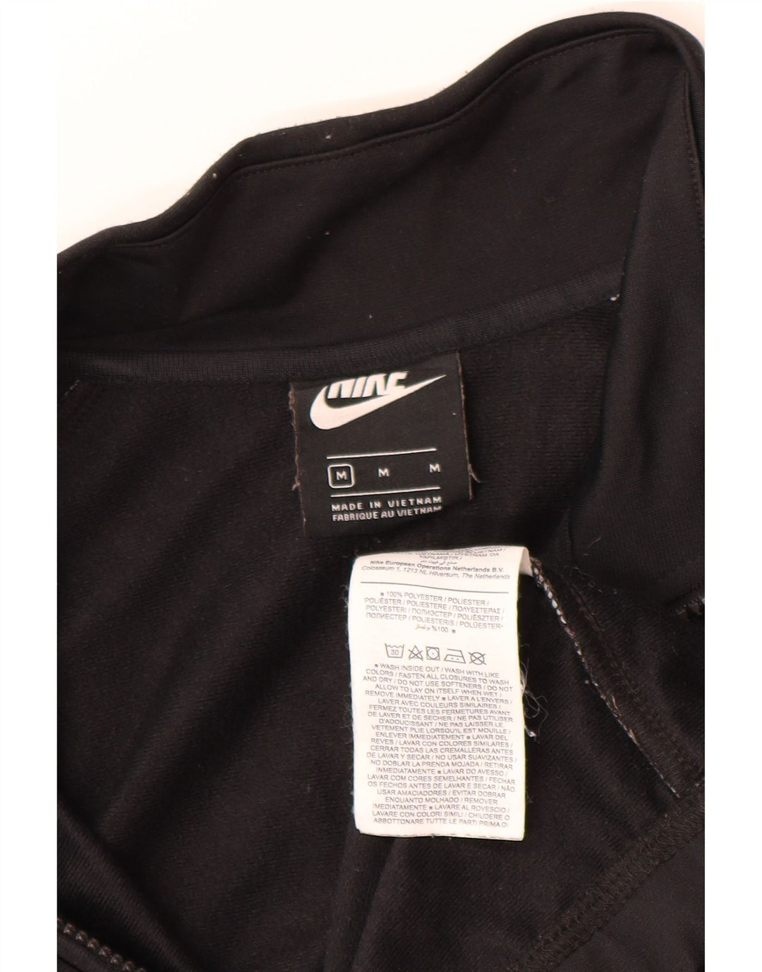 Nike Veste de survêtement pour homme Noir moyen Polyester