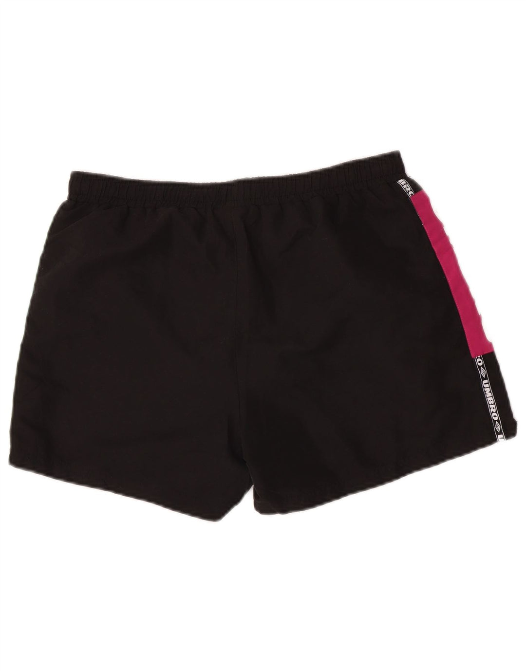 Umbro Short de Sport Graphique Homme Noir Moyen Polyester Colorblock