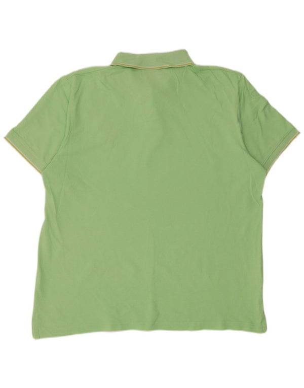 Guru Polo à manches courtes pour homme 3XL en coton vert