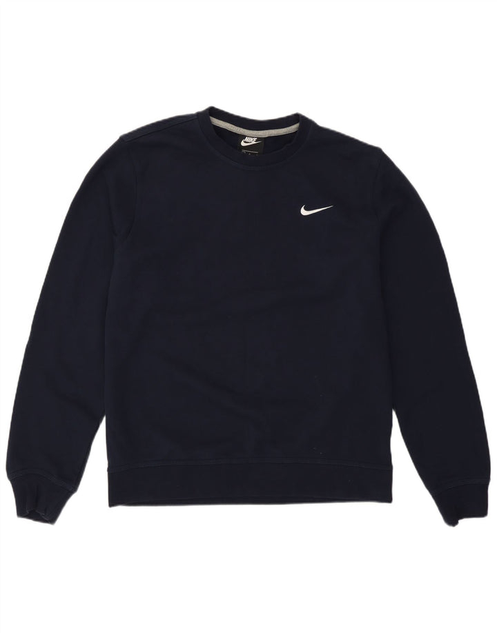 Nike Sweat-shirt en coton bleu marine moyen pour homme