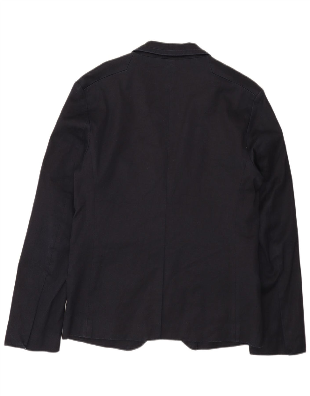 Armani Exchange Veste blazer à 2 boutons pour homme UK 38 en coton bleu marine moyen