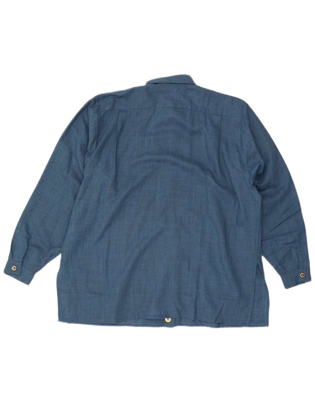 Cinzia Rocca Chemise Oversize IT 44 Laine Bleu Moyen |