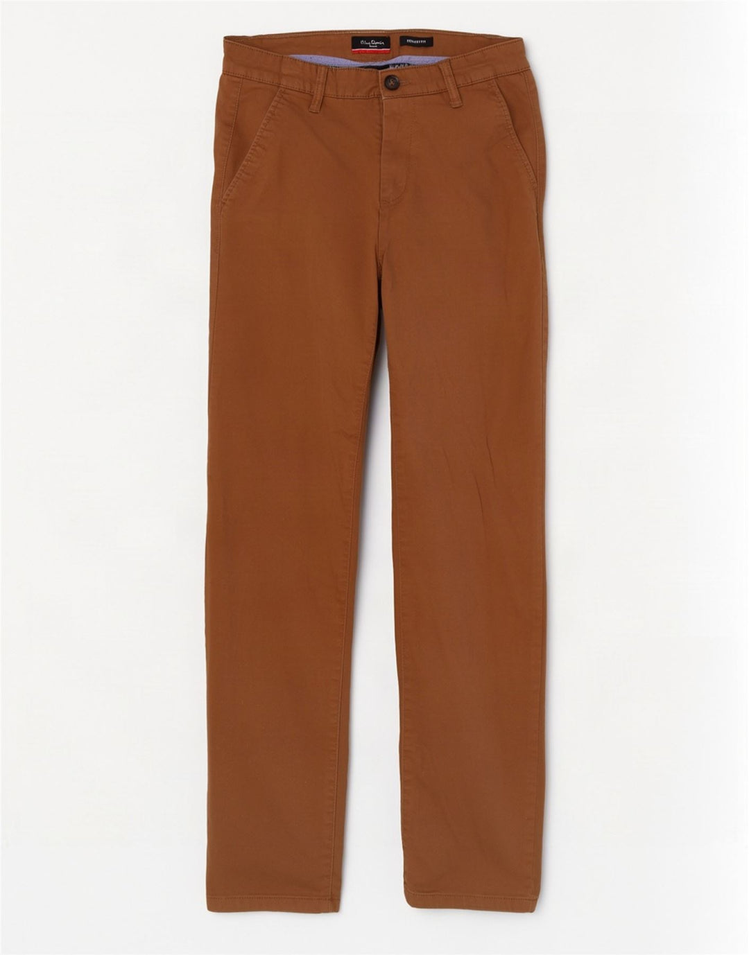 Pierre Cardin Pantalon Chino Coupe Regular Homme W30 L30 Beige Polyester