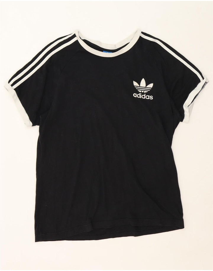 Adidas T-shirt pour homme en polyester color block noir moyen