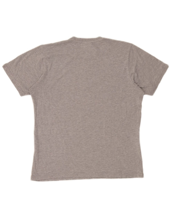 Helly Hansen T-Shirt Graphique Homme Top XL Gris Coton