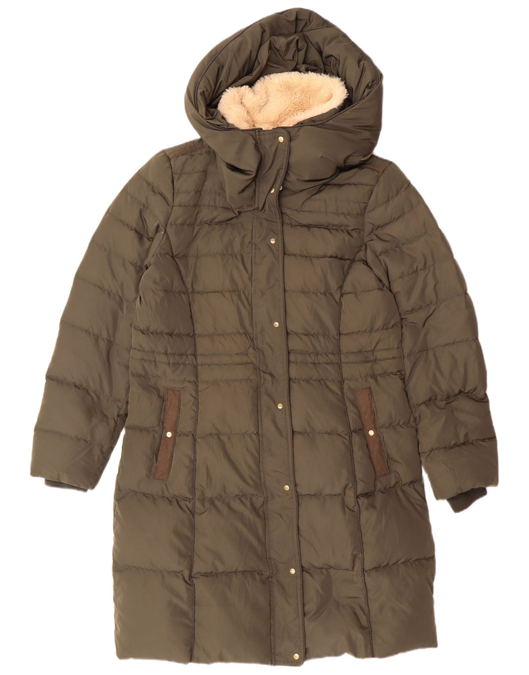 Vero Moda femmes manteau rembourré à capuche grand kaki Polyester hiver