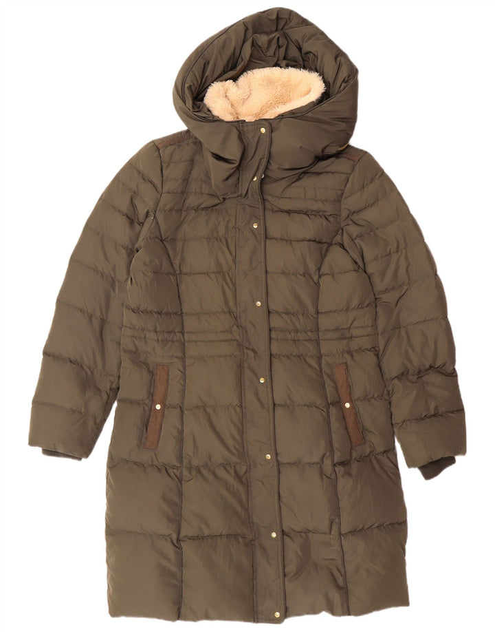 Vero Moda femmes manteau rembourré à capuche grand kaki Polyester hiver