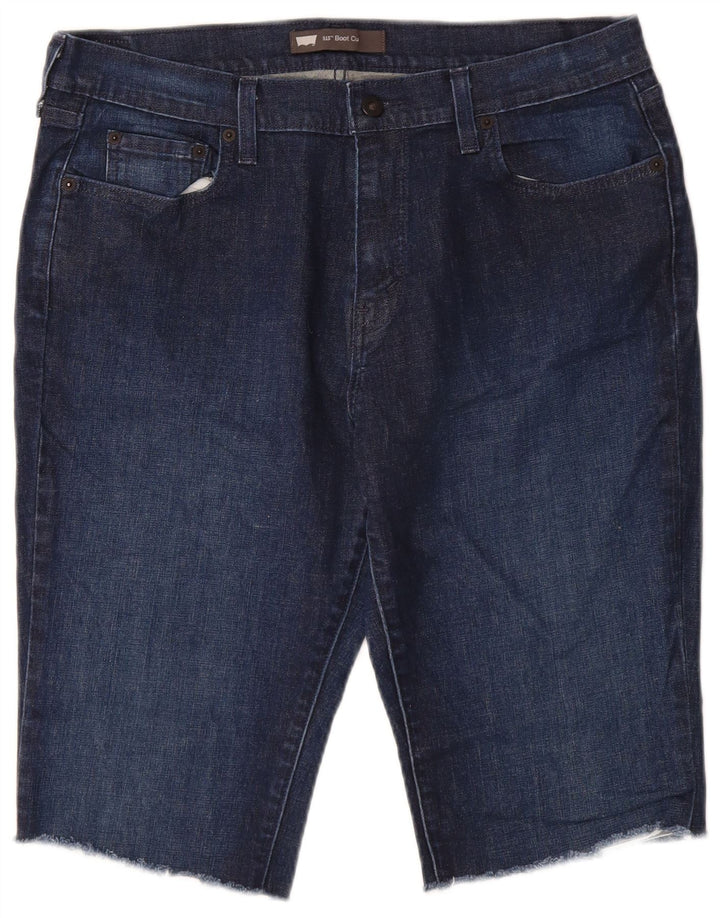 LEVI'S Short en jean 515 pour femme US 14 XL W34 Bleu marine en coton