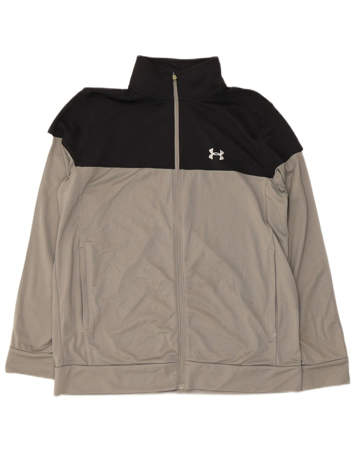 UNDER ARMOUR Veste de survêtement pour homme Large Gris Colorblock
