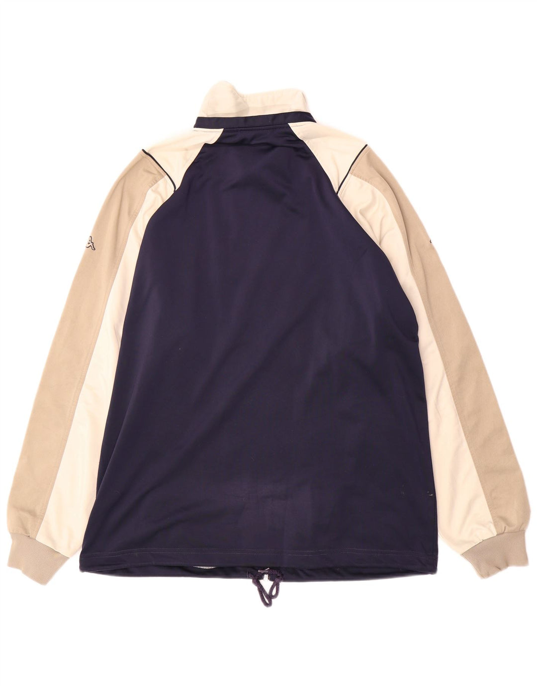 Kappa Veste de survêtement pour homme Taille L Bleu marine Colourblock