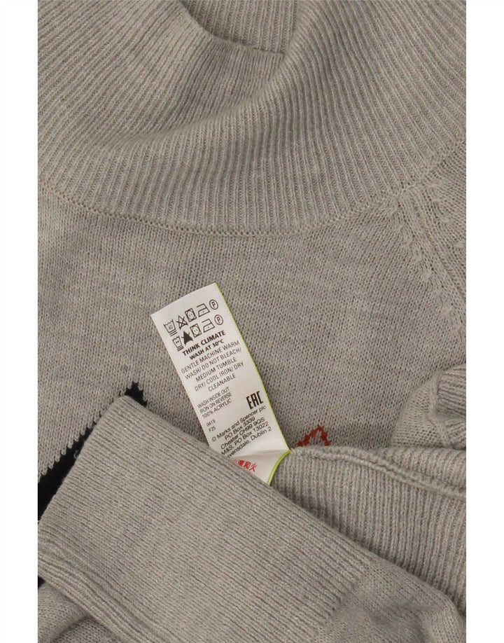 Marks & Spencer Pull col roulé pour femme UK 6 XS Gris