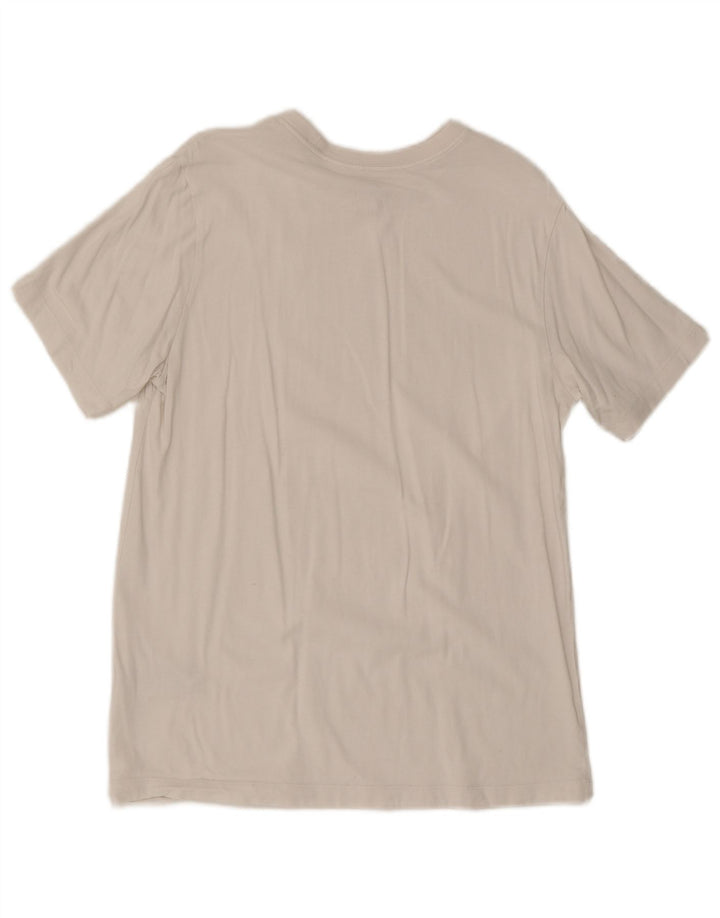 Nike T-shirt graphique pour homme en coton blanc moyen