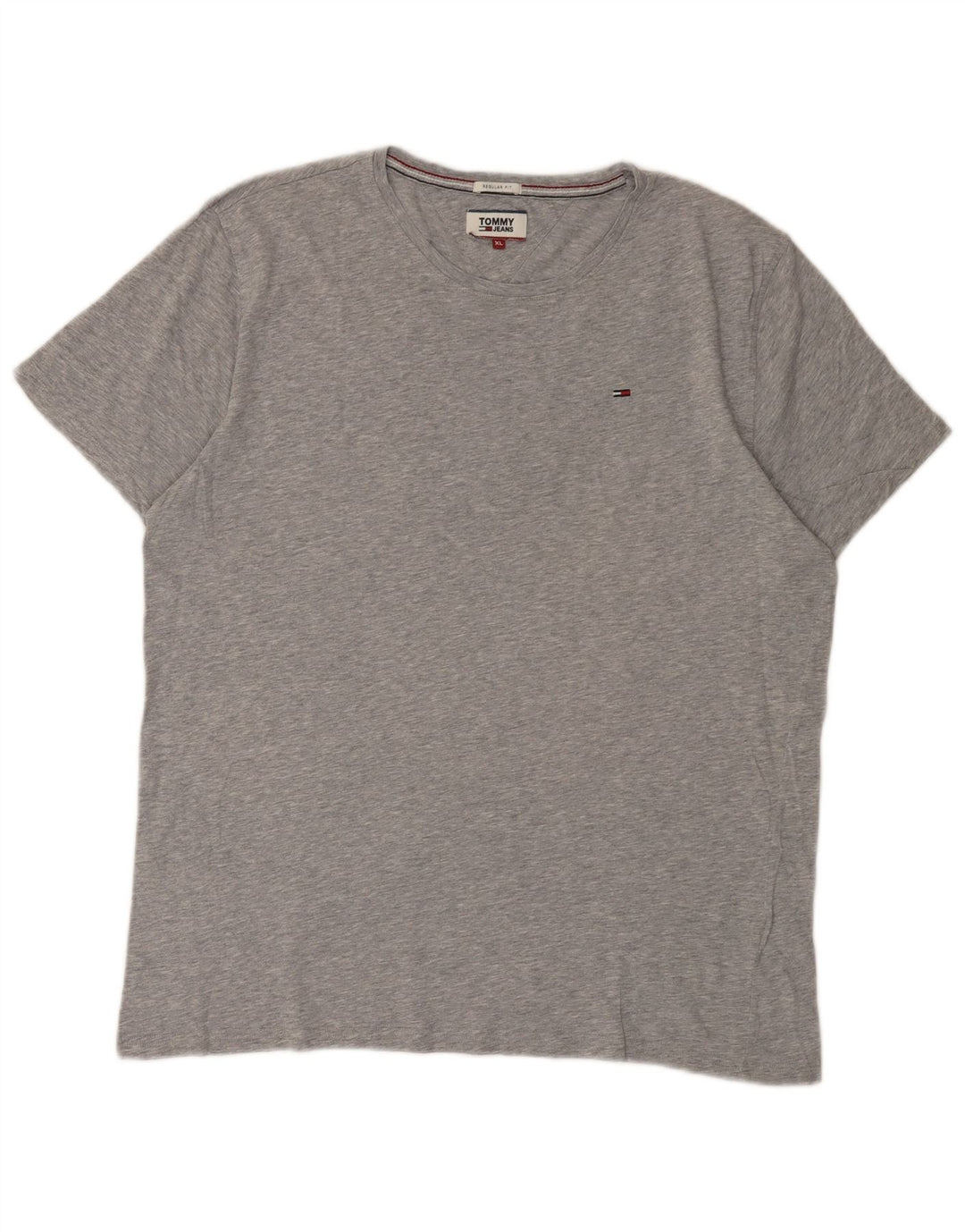 Tommy Hilfiger T-Shirt Regular Fit Homme XL Gris Moucheté