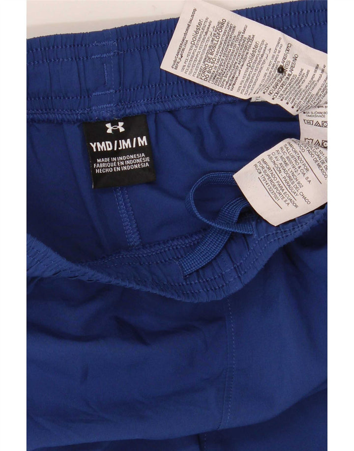 Under Armour Short de Sport Garçon 9-10 ans Bleu Moyen Polyester
