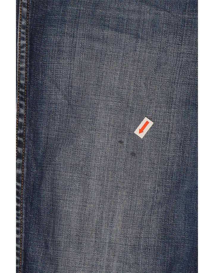 Wrangler Jean Droit Spencer Homme W34 L29 Bleu Coton