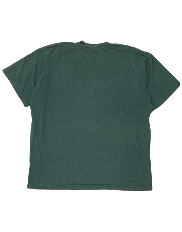 NIKE T-Shirt Homme Top 2XL Vert Coton