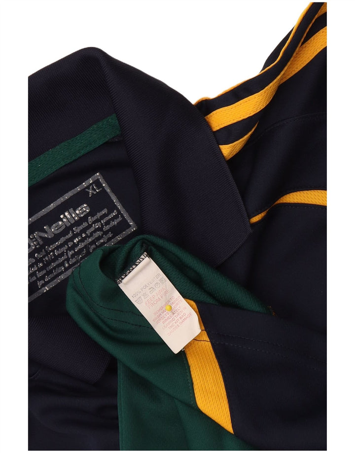 O'Neills Polo Homme XL Bleu Marine Colorblock Polyester